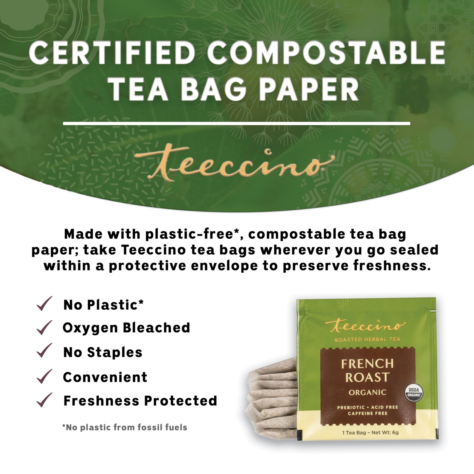 French Roast Tea – Rich & Roasted Tea That’s Caffeine & Prebiotic for Natural…