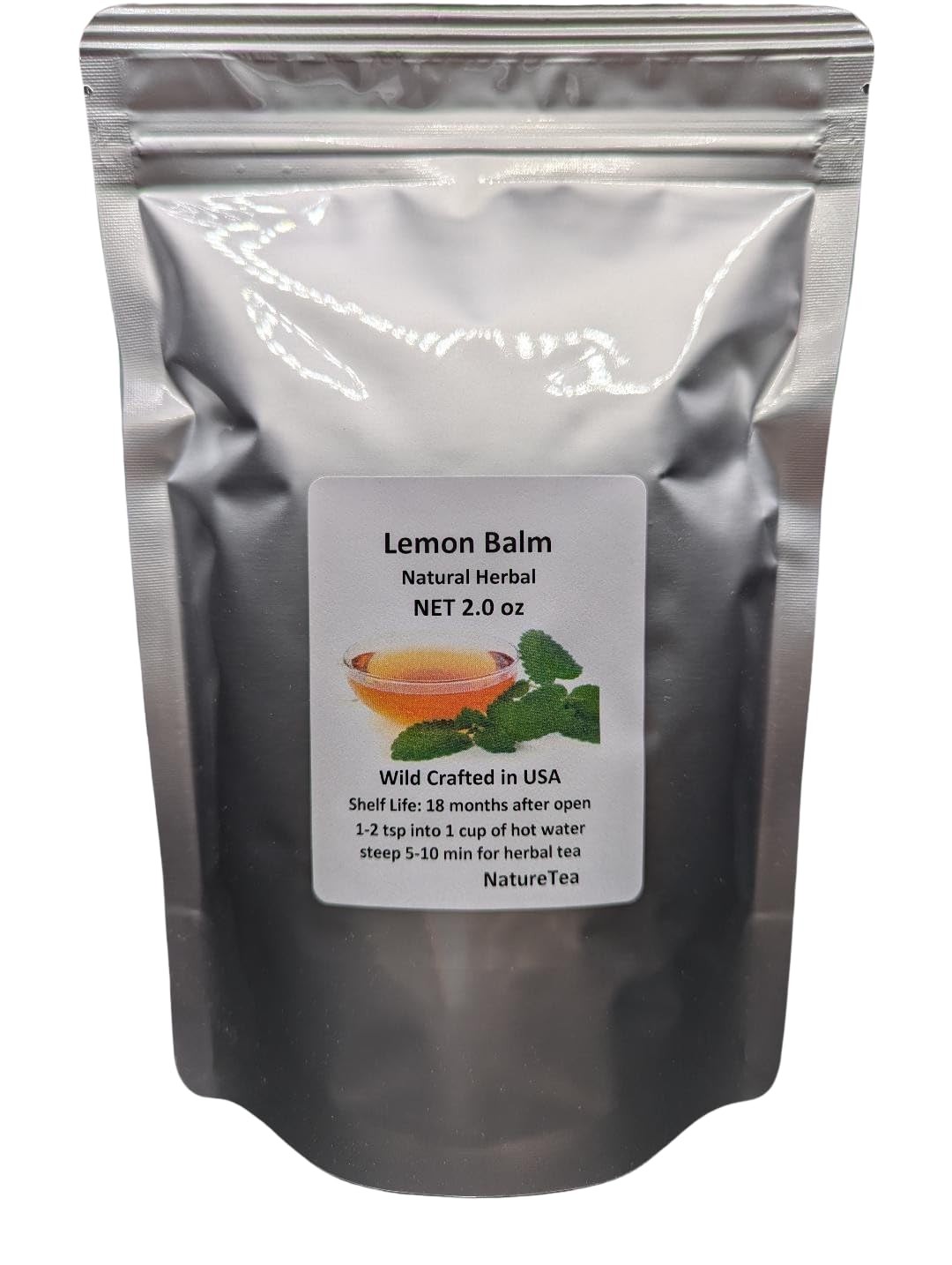 Lemon Balm – Dried Loose Leaf by 2 Ounce (Pack of 1)