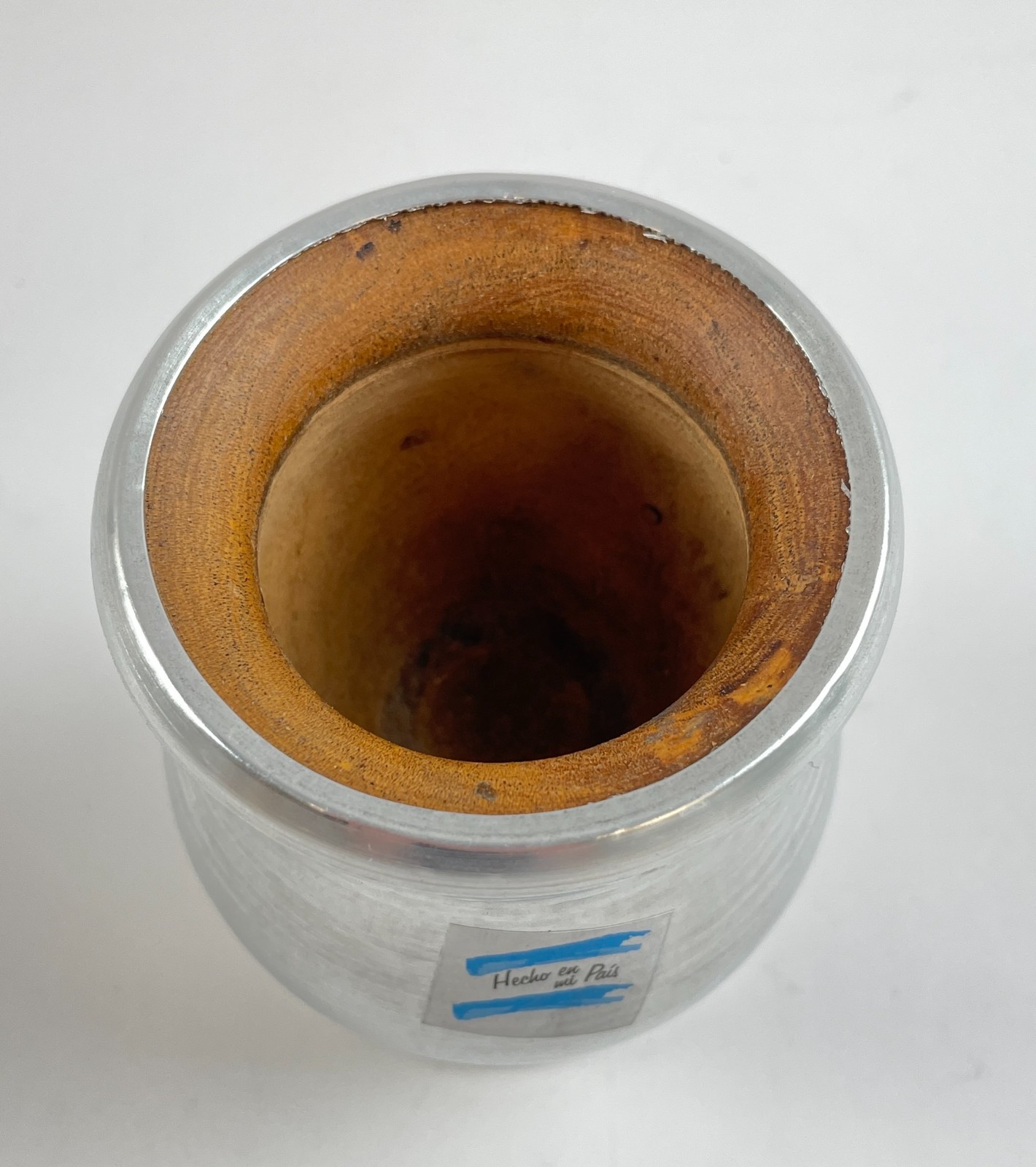 Mate Gourd Silver Double Walled Stainless Steel