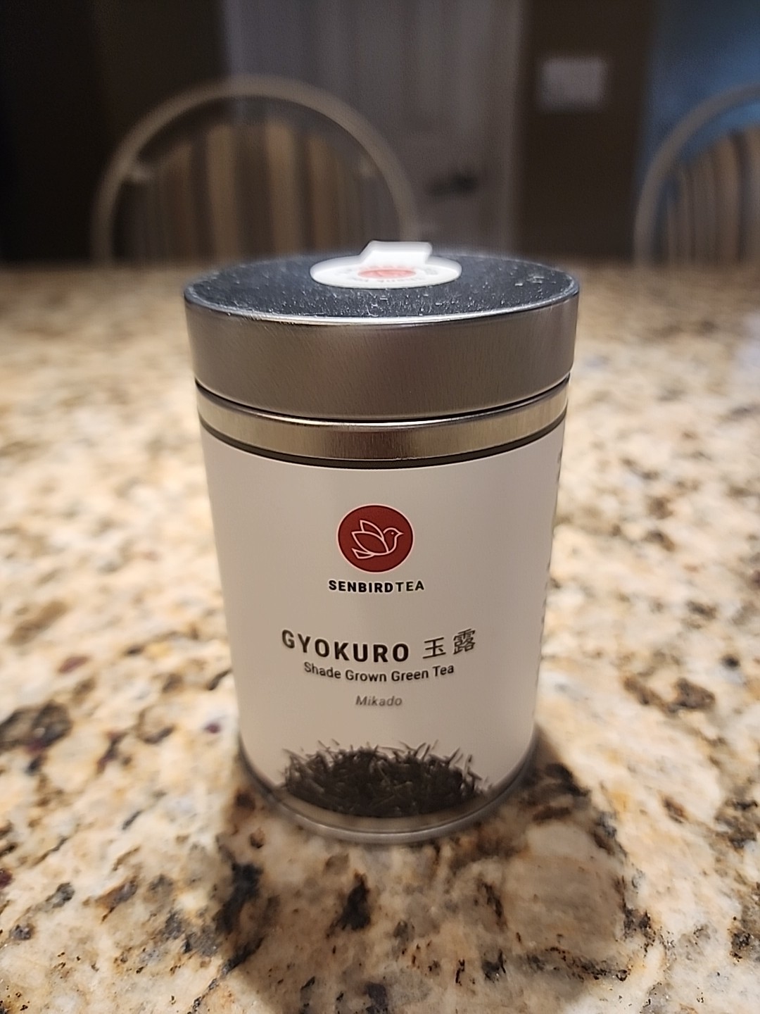 Senbird Premium Gyokuro Japanese Green Tea Kyoto Loose Leaf 50g Airtight Tin