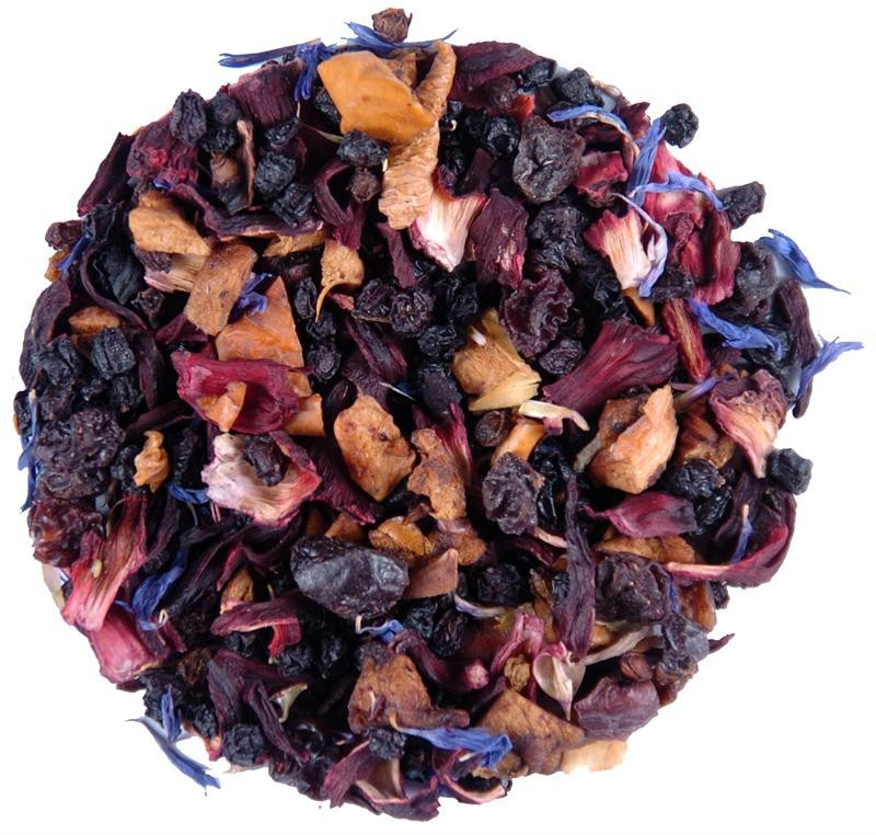 Elmwood Inn Fine Teas, Blueberry Caffeine-Free Fruit Infusion Loose Leaf 3.5oz