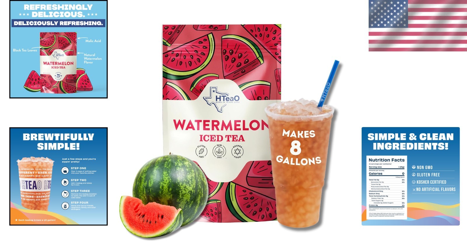Texas-Style Watermelon Iced Tea Bags – Ready in Minutes, Perfect for Summer