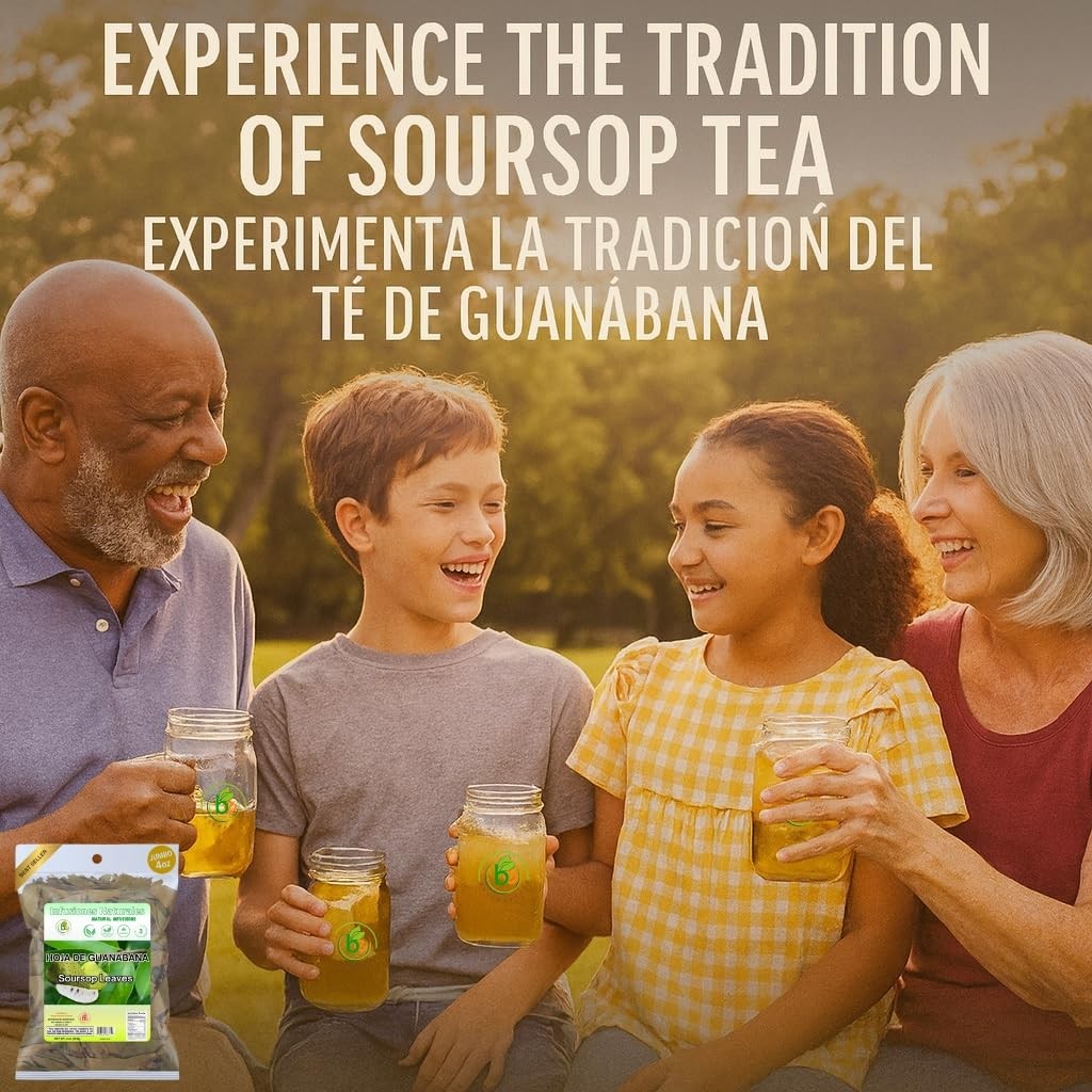 Guanábana Hojas (Soursop Leaves Tea) – Jumbo 4 oz – 100% Natural, Vegan, Non-…