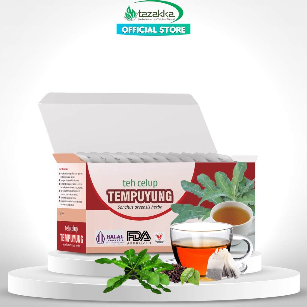 3x Tempuyung Leaf Herbal Tea Bags 40g Bundle 3×20 Sachets 120g Aroma Ritual
