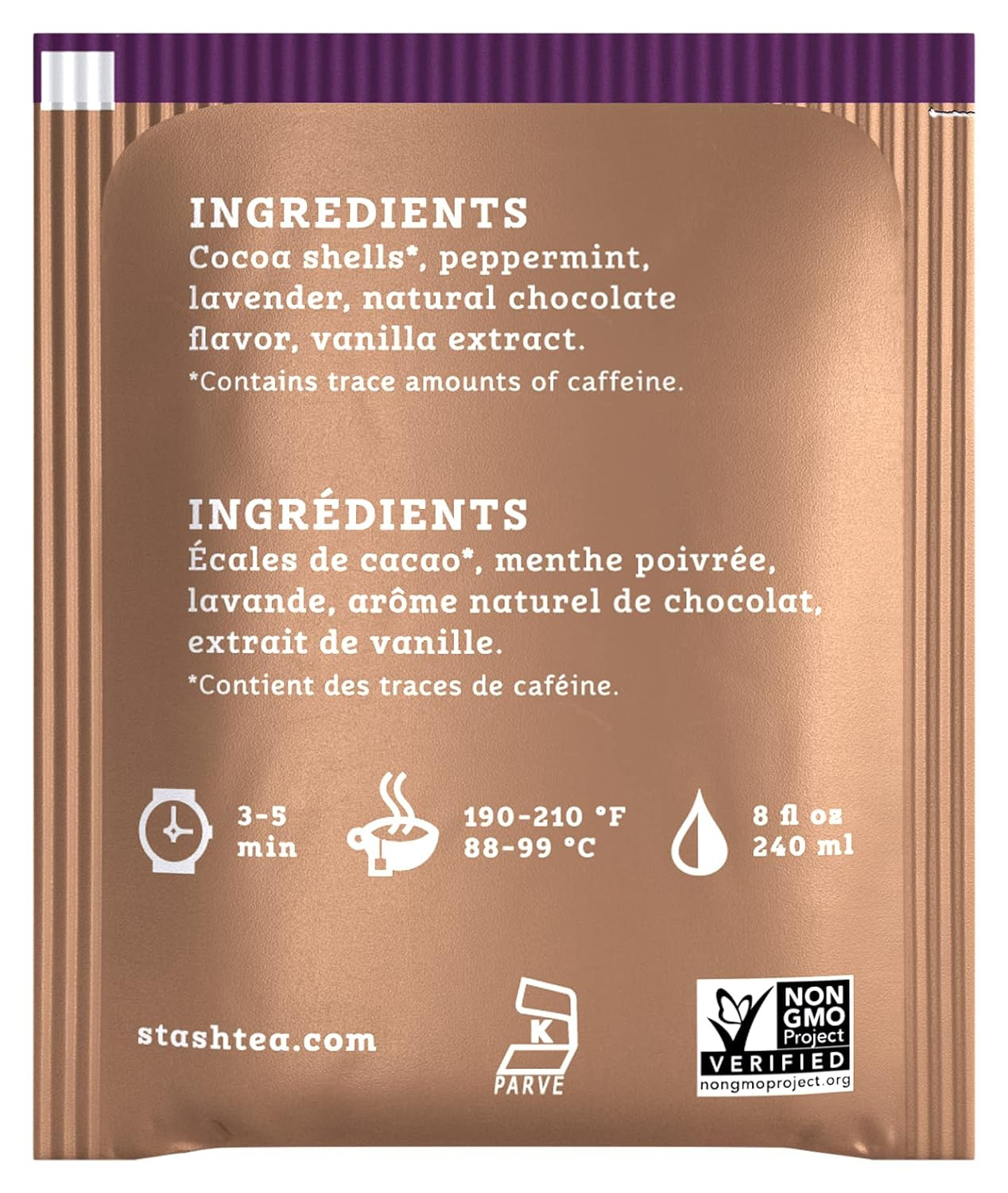 Stash Tea Christmas in Paris Herbal Tea, Non GMO, Premium Bags, 108 Count