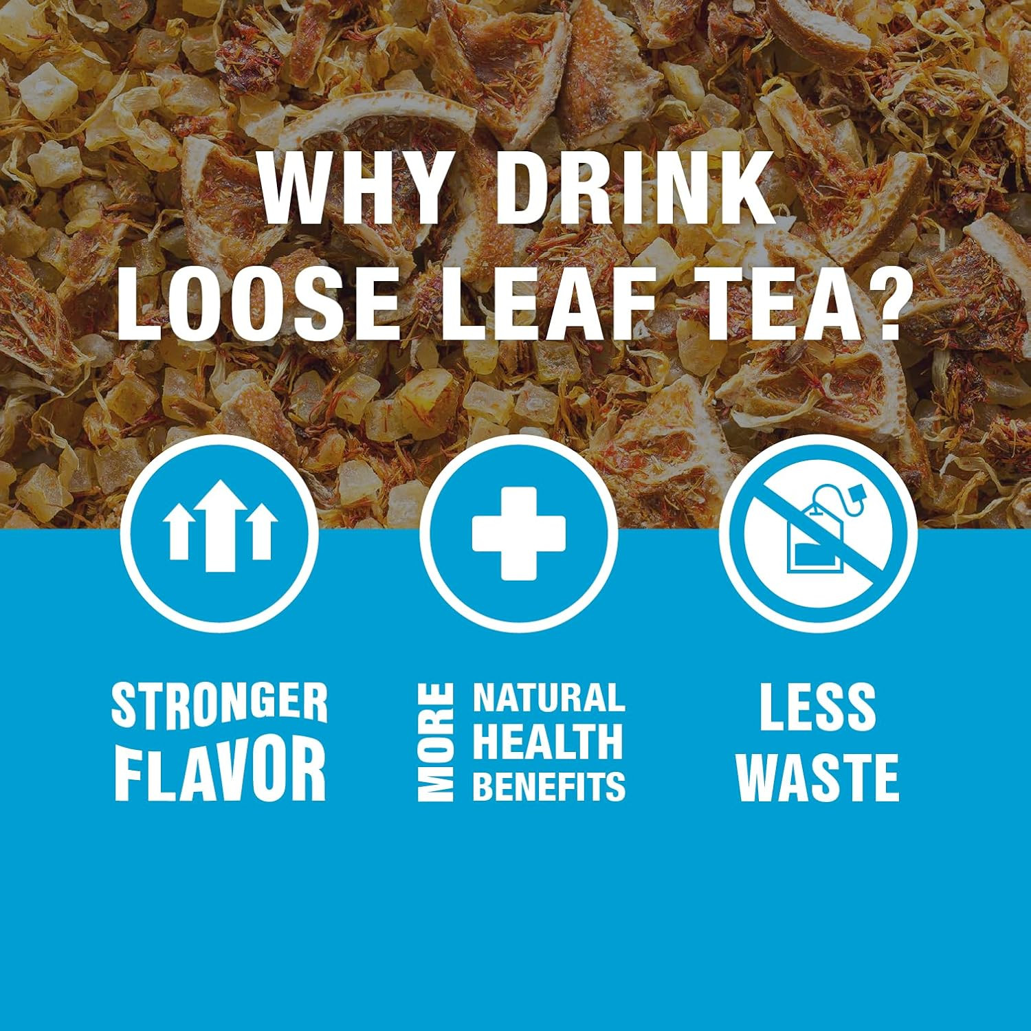 Ultimate Live Loose Leaf Kit, Tea Starter Kit with High to Non-Caffeinated Blend