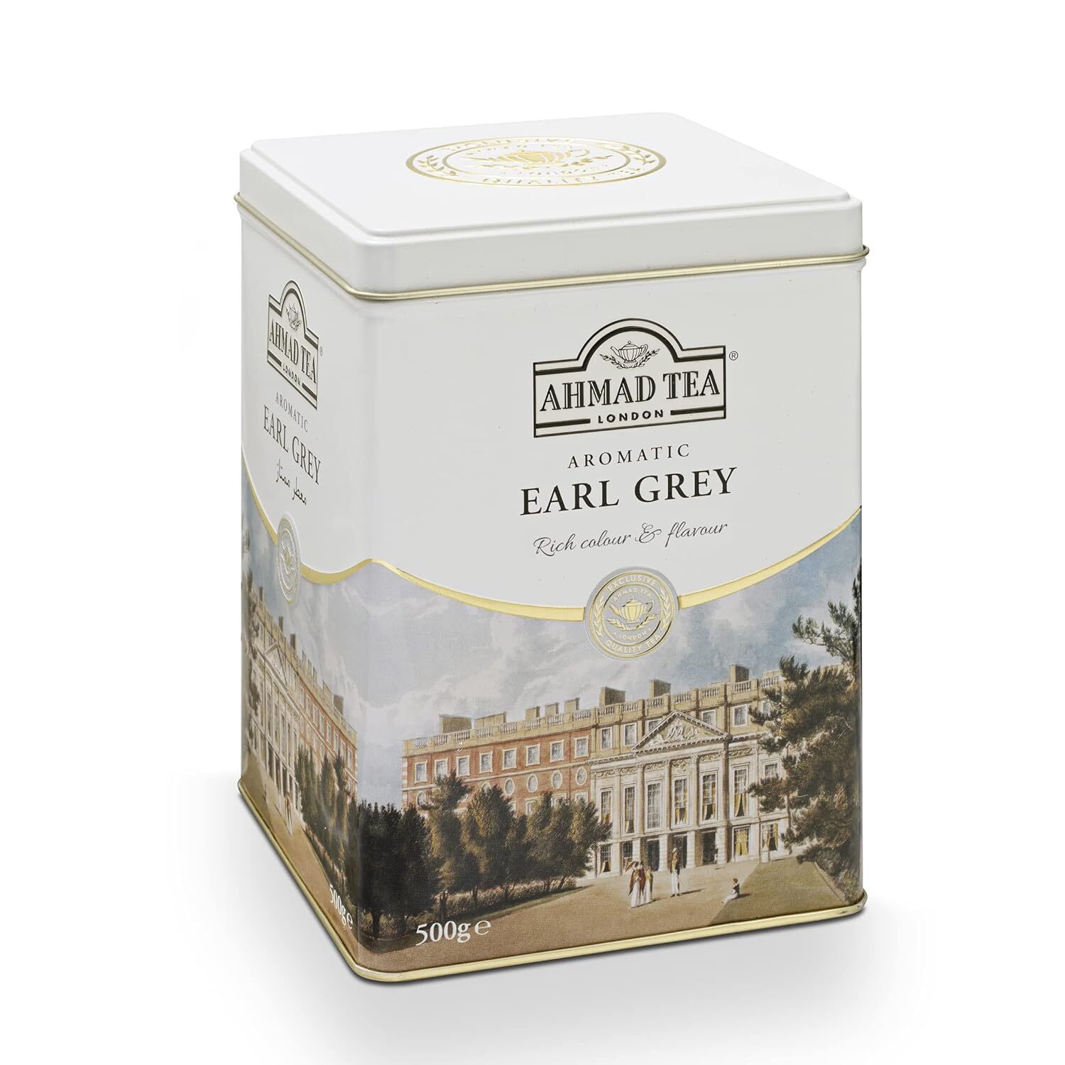Ahmad Tea Earl Grey Aromatic Loose Tea Ceylon Caddy 17.6 Ounce