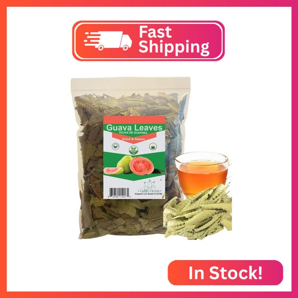 Hoja de guayaba Premium 220 Leaves (4.4oz / 124.7g) 100% Natural whole Dried Gua