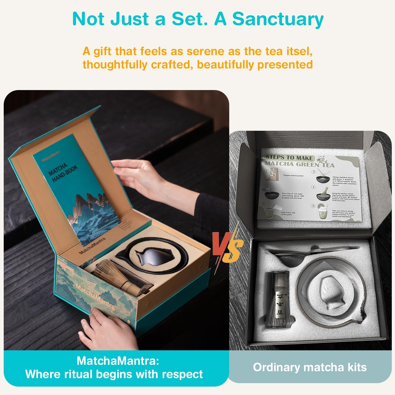 Matchamantra Premium Matcha Ceremony Set – Complete 9-Pcs Ritual Kit – Presen…