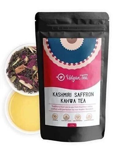 Udyan Tea |Herbal Tea | KASHMIRI SAFFRON KAHWA || 100g