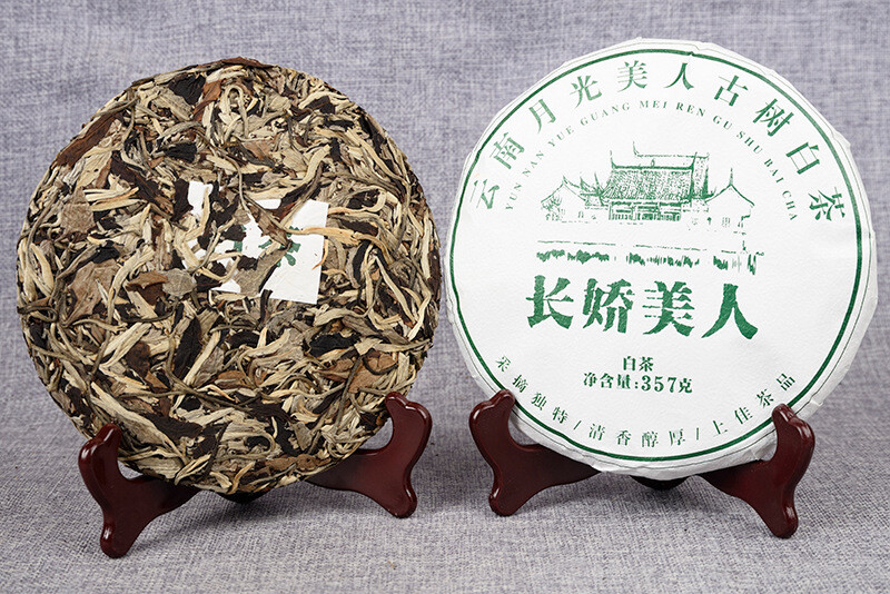 Yunnan White Tea Old Tree Moonlight Mei Ren Natural Healthy 357g Cake