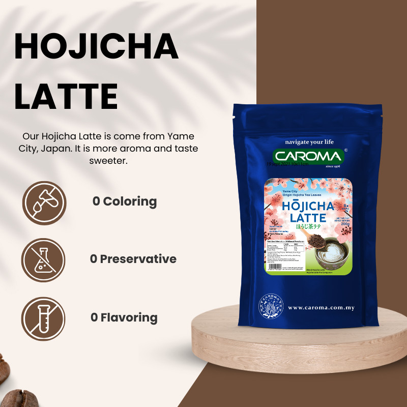 CAROMA Instant Hojicha Latte
