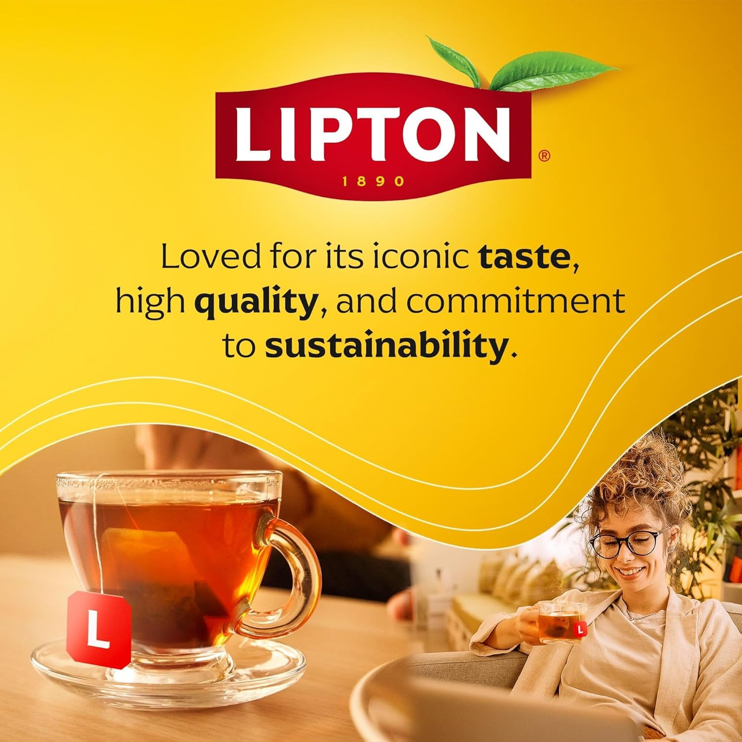 Lemon Ginger Tea Bags, Caffeine Free Tea, Refresh Fruit and Herbal Tea, Individu