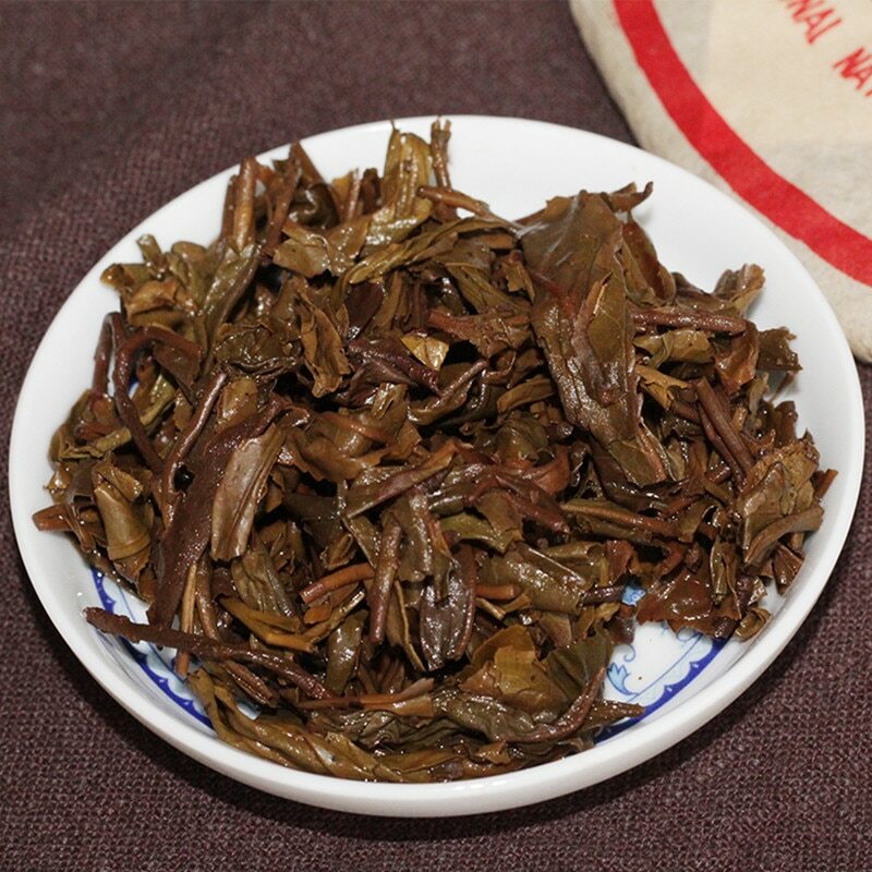 [Damaged Broken Packaging] 2003 ZhongCha Yunnan Chi Tse Puer Tea Pu’er Raw 357g
