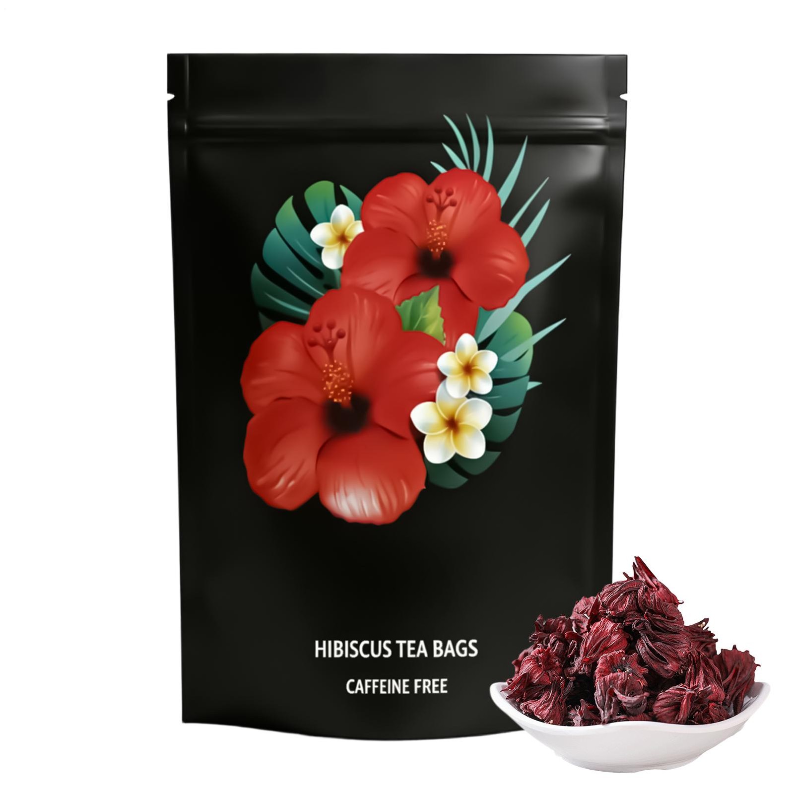 PiPi Tea Organic Hibiscus Tea Bags – Caffeine Free Herbal Tea Rich in Antioxi…