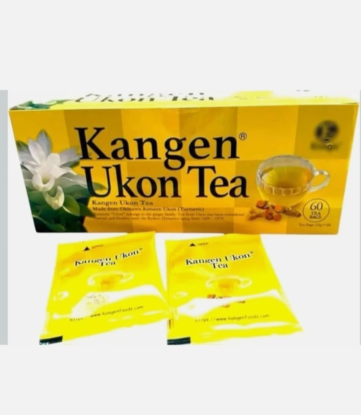 Kangen Ukon Turmeric Tea by Enagic 60 Bags 100% Organic, Sealed New Exp 12/ 2027