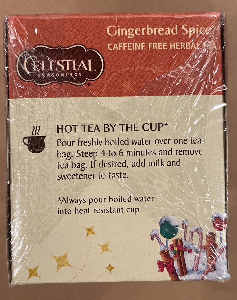 Celestial Seasonings Herbal Tea, Gingerbread Spice, 18 Count, see description