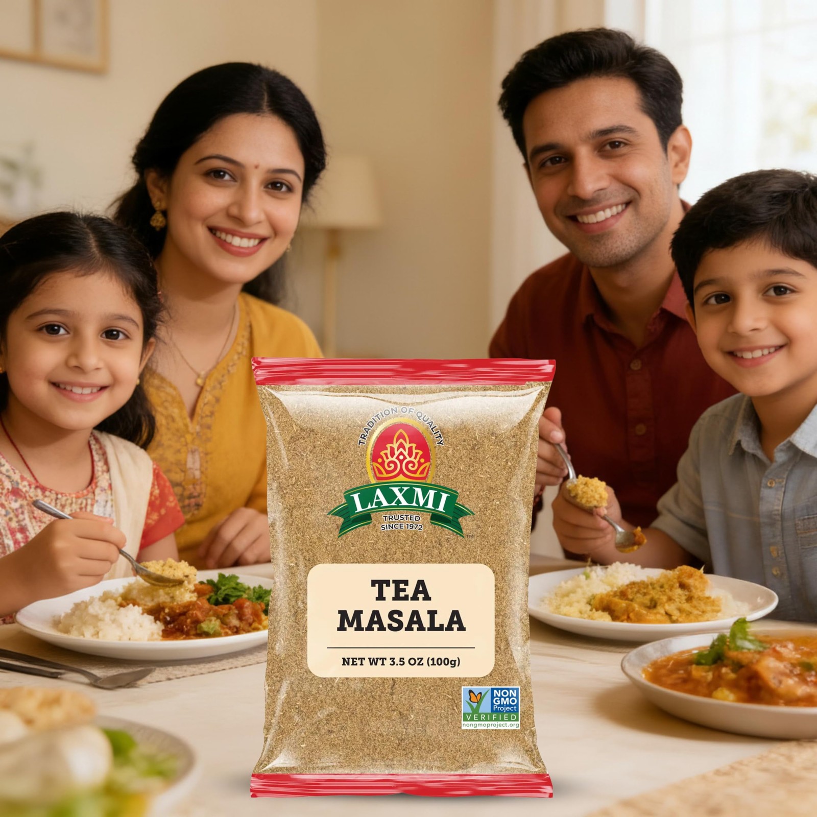 Natural Tea Masala for Authentic Indian Chai – 3.5oz (100g)