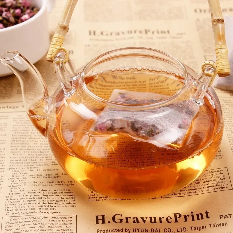 100PCS Disposable Tea Filter Bags Empty Loose Leaf Tea Bags with Flip Seal – USA