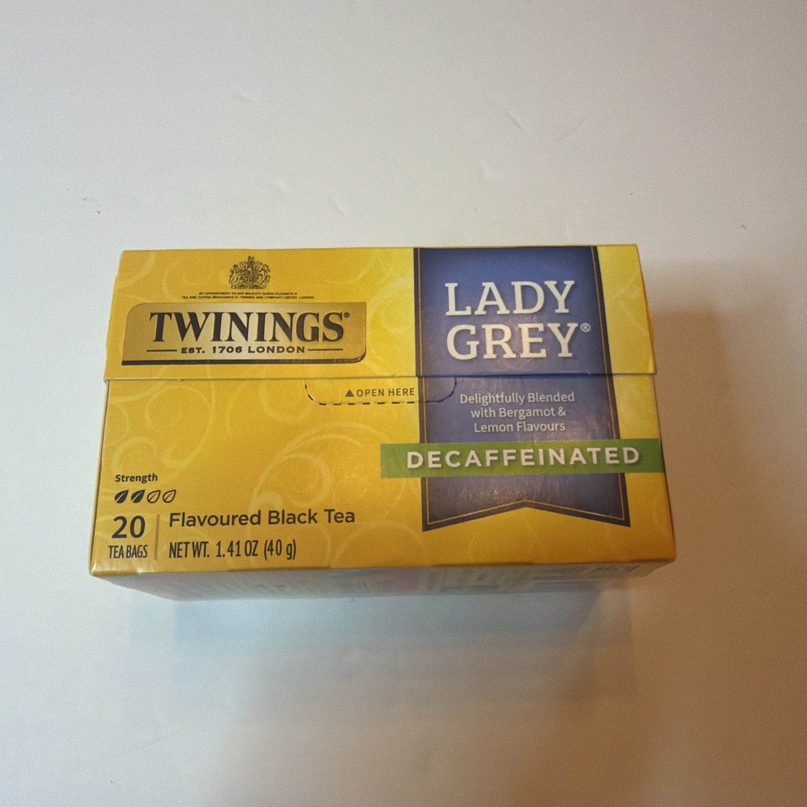 Black Tea Decaffeinated Lady Grey 20 Bags (Case of 6) 12/2/27