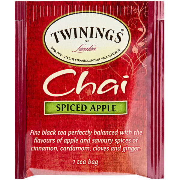 Twinings Spiced Apple Chai Tea Bags – 20/Box