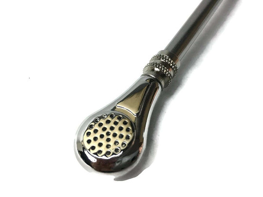 Yerba Mate Bombilla Filtered Straw Stainless Steel w/ Removable Filter