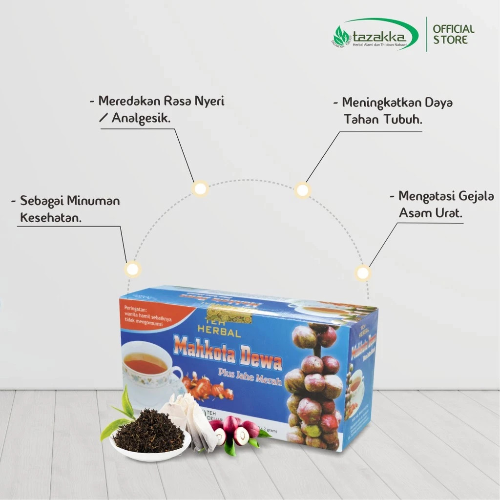 Herbal Mahkota Dewa God’s Crown 20 Tea Bags – Natural Infusion from Indonesia