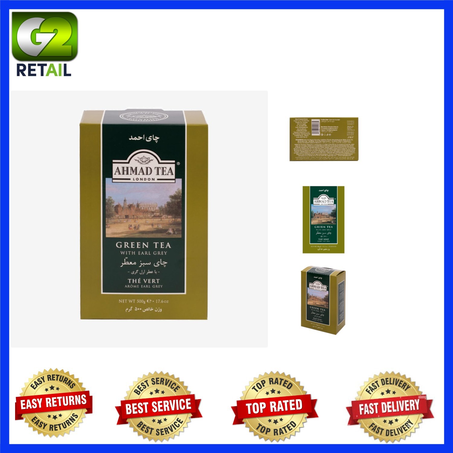 Delicious 500g Loose Leaf Earl Grey Tea – Naturally Caffeinated & Sugar-Free