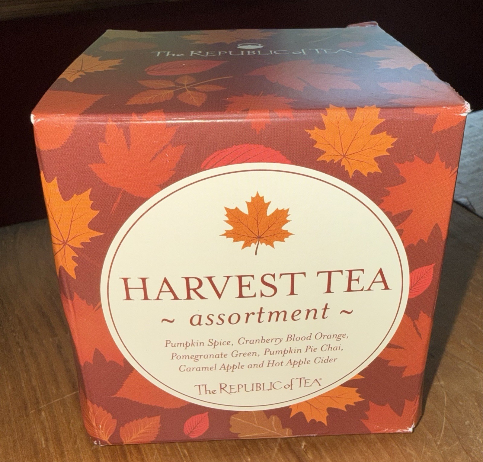 The Republic Of Tea, Assortment Harvest Tea (24 Bags), Best By Date 8-11-2026