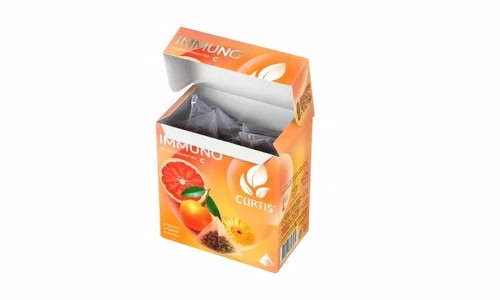 Curtis Black Tea IMMUNO with GRAPEFRUIT 15 Tea Bags Made in Russia