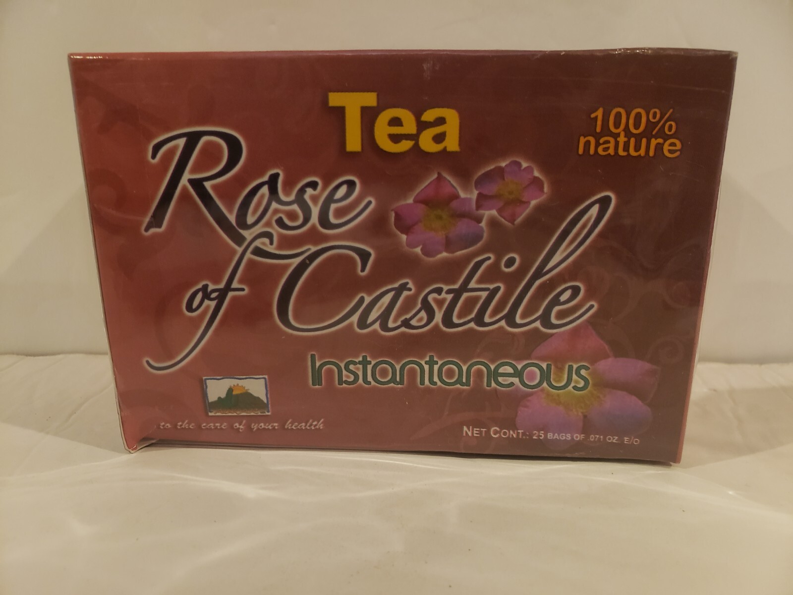 ROSA DE CASTILLA ROSE PETAL TEA/TE 25 Bags/sobres 100% Natural “Sore Throat”