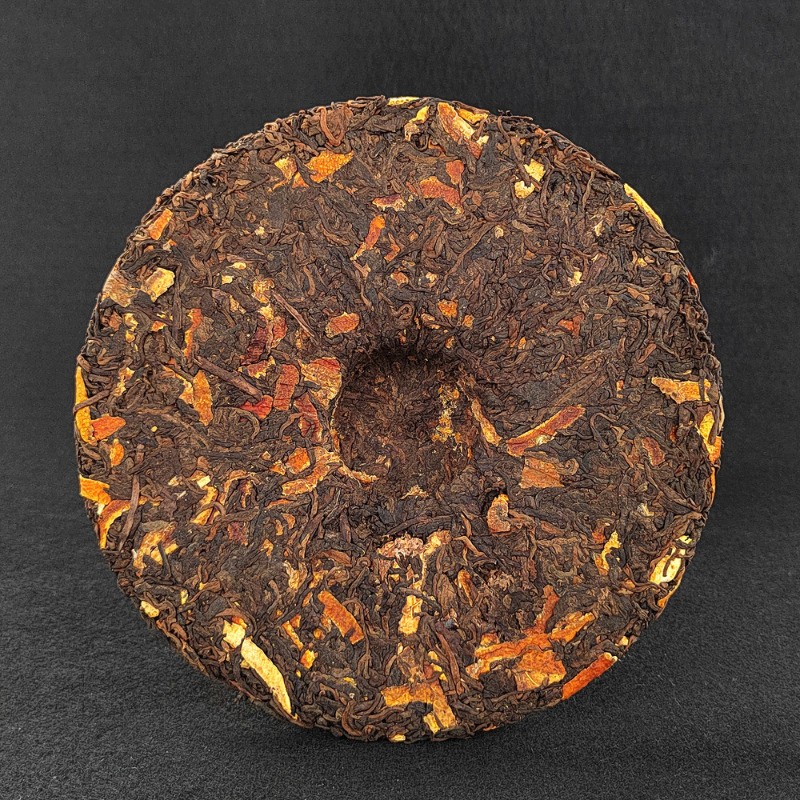 357g Tangerine Peel Pu’er Round Tea Small Green Mandarin Orange Ripe Tea Cake