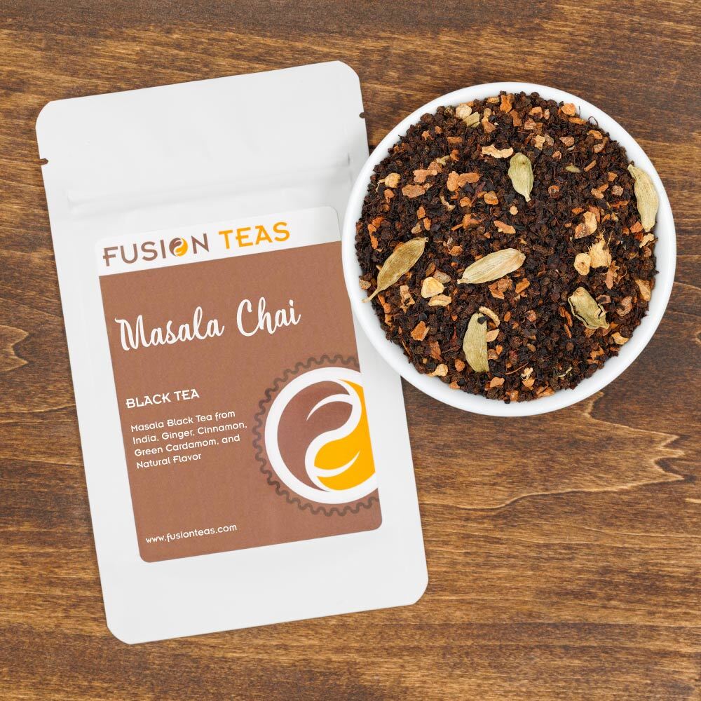 Masala Chai Black Tea – Classic Indian Loose Leaf Blend – Fusion Teas