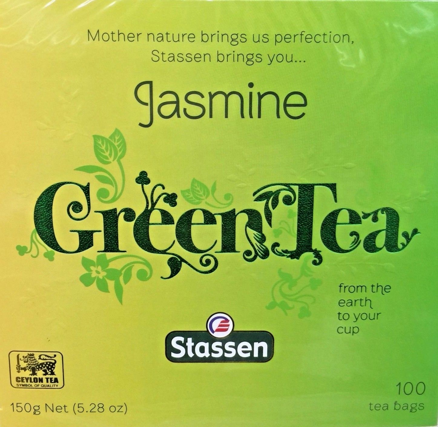 3/ 6 /12 Boxes Stassen Jasmine Green Tea 100 Tea Bags – Number 1 Quality