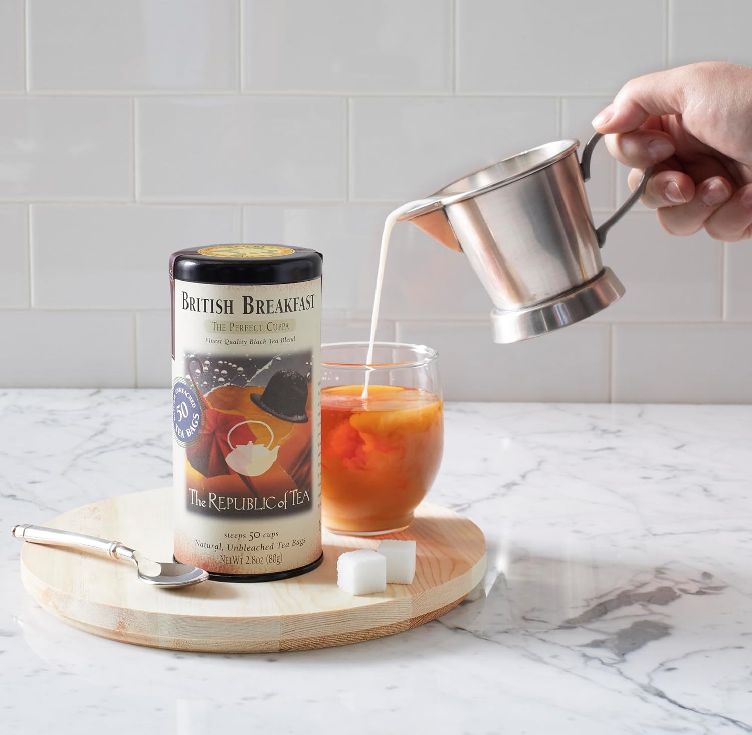 – Breakfast Tea 2.8 Oz Tin, 50 Tea Bags, Gourmet Black Tea | Caffeinated