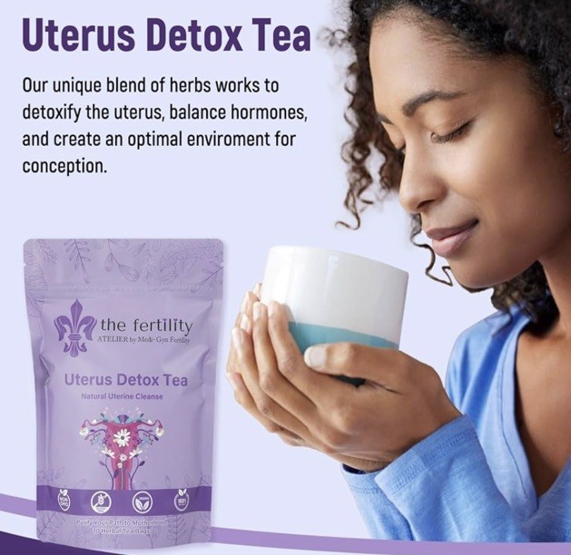 5 Sealed Bags – The Fertility Atleier Medi-Gyn Fertility Utrerus Detox Tea 10/26