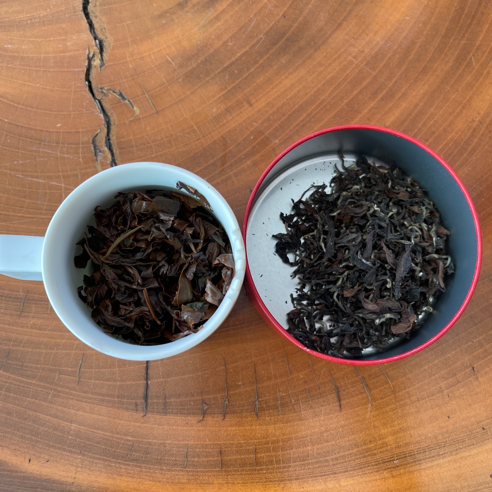Taiwan unique tea,東方美人茶 Oriental Beauty tea,Wood Grain Jar