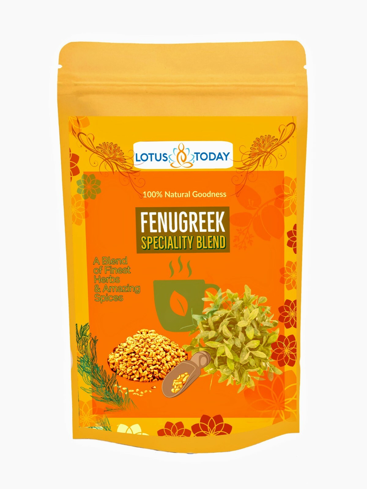 Herbal Tea Fenugreek Special Diabetic Diet Tea Weight Management 60 Tea bags