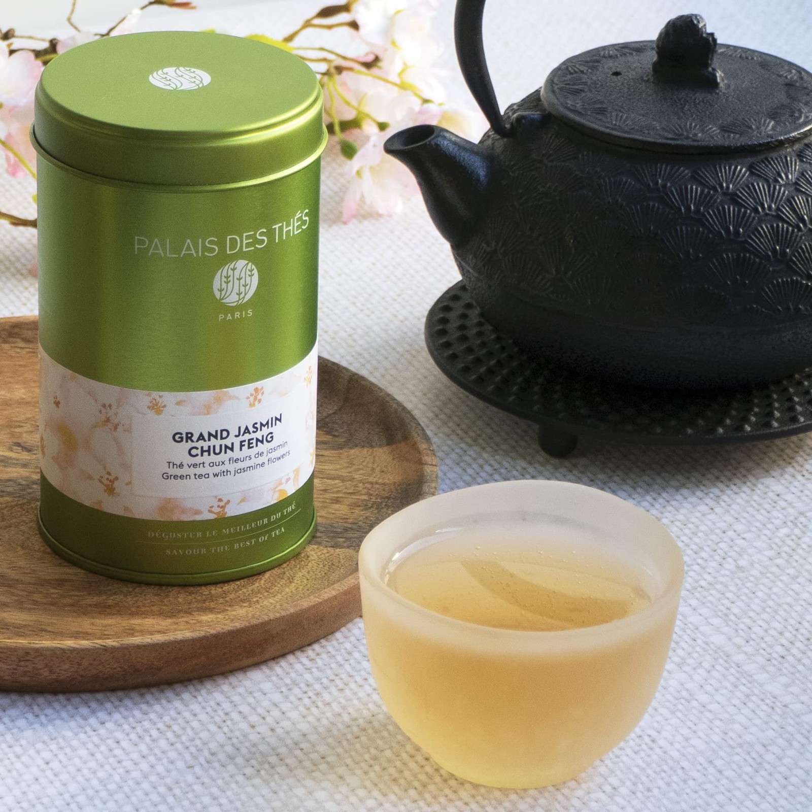 Grand Jasmine Chun Feng Green Tea Premium Bags Serves 20 Cups Hot Drink