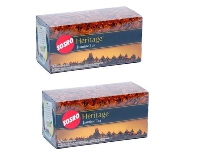 2Pax SOSRO HERITAGE JasminTea Dip Tea Stronger Fresh Fragrance Premium Indonesia