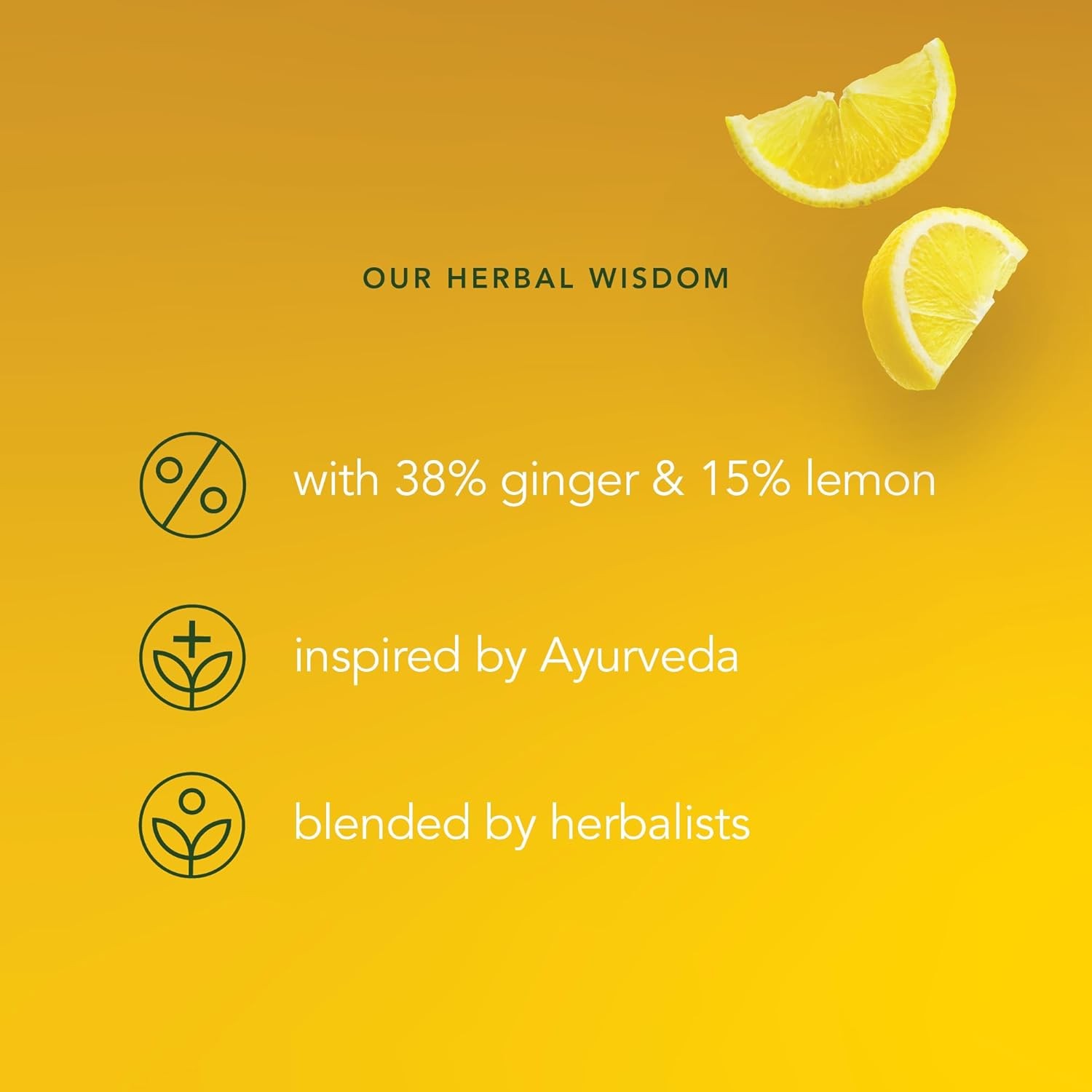 Organic Lemon Ginger Manuka Honey Herbal Immune Boosting Tea Blend