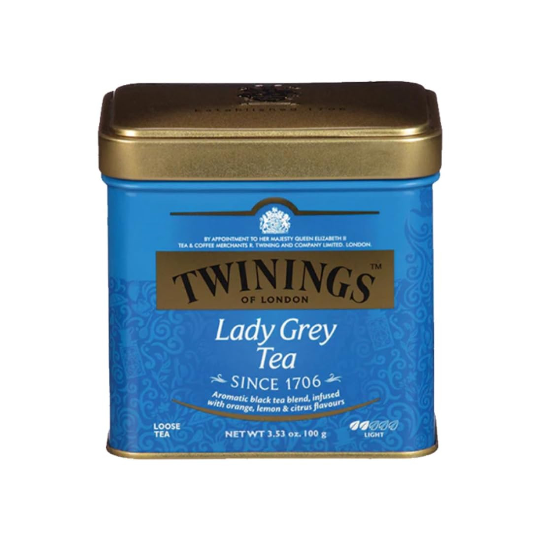English Breakfast Loose Tea Tin, 3.53 Ounce Tin (Pack of 1), Smooth, Flavourful,