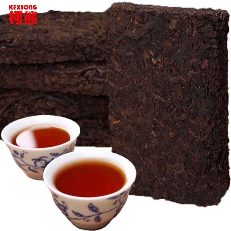 250g Yunnan Pu Erh Tea Ripe Puerh Brick Aged Menghai Black Tea Compressed Smooth