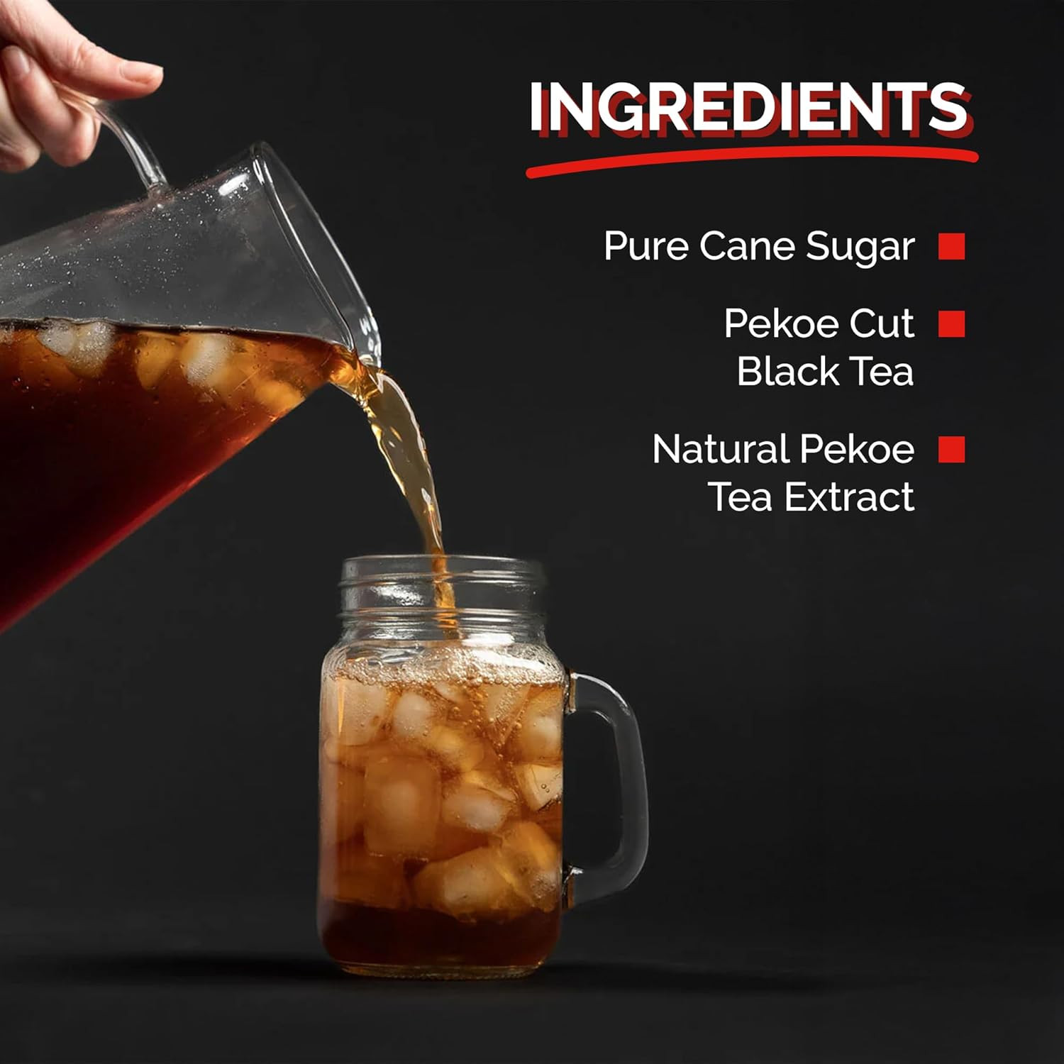 Sweet Tea – Southern Black Iced Teas, Family Size – No Boil, Zero Mess – Cold Br