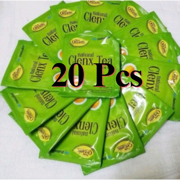 Original Natural Clenx Tea – 20pcs Loose Pack Detox Herbal Teabags 3g Each