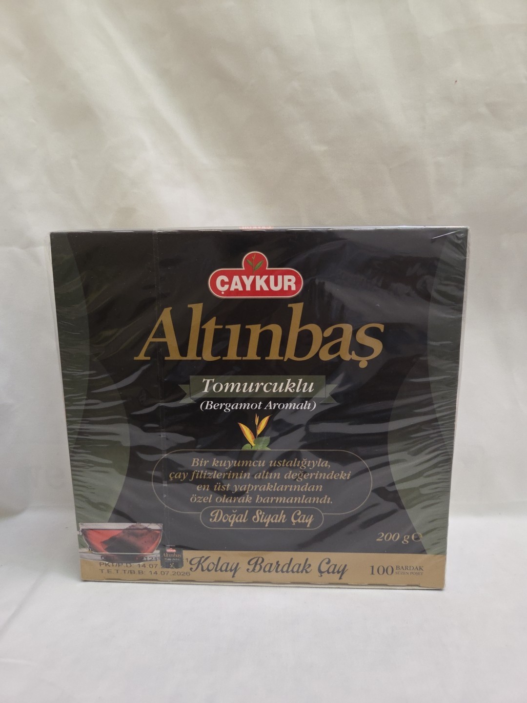 CAYKUR Altinbas Tomurcuklu , Kolay Bardak Cay 100 Teabags 200g/7.oz Exp:07/2026