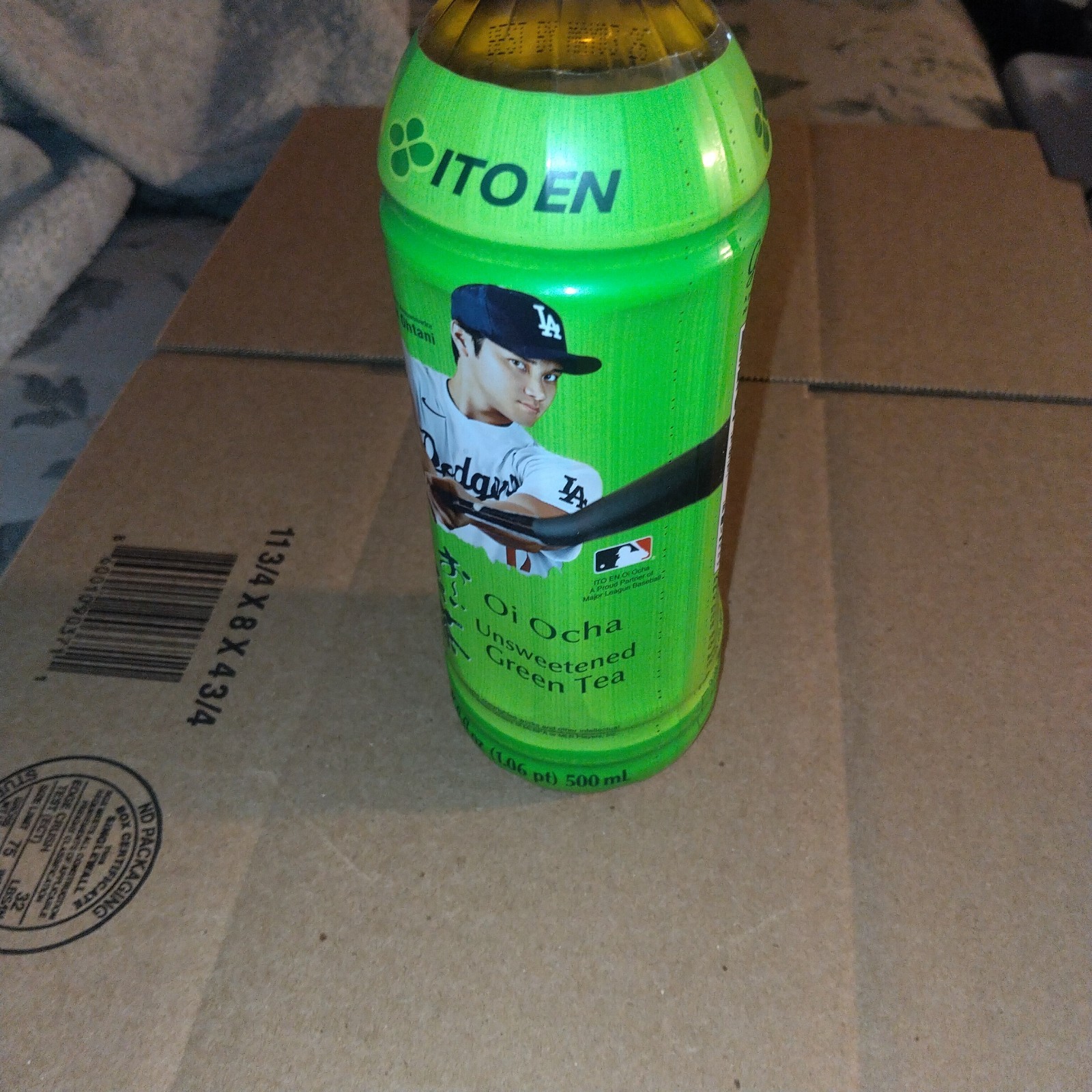 NEW SEALED Ito En Oi Ocha Unsweetened Green Tea Bottle – Shohei Ohtani / Dodgers