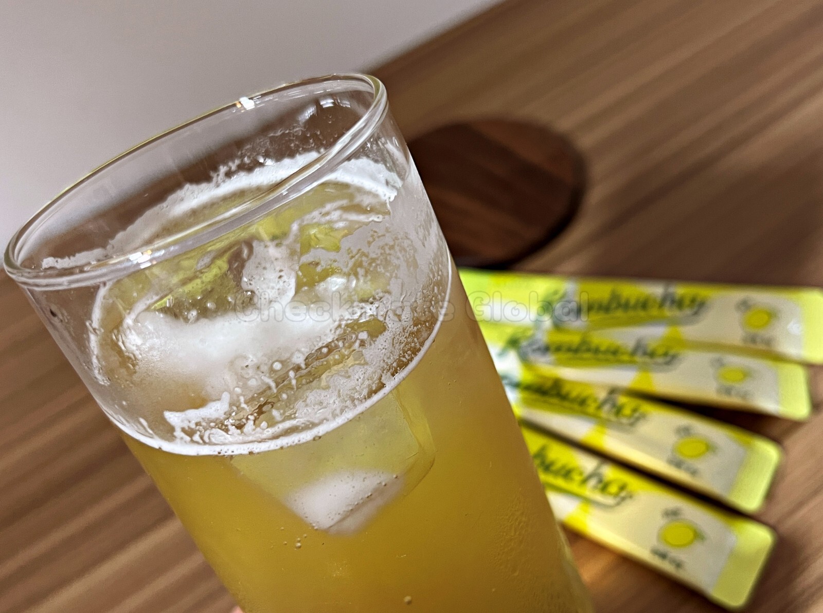 TEAZEN Kombucha Lemon 30 Sticks | Sugar-Free Prebiotic