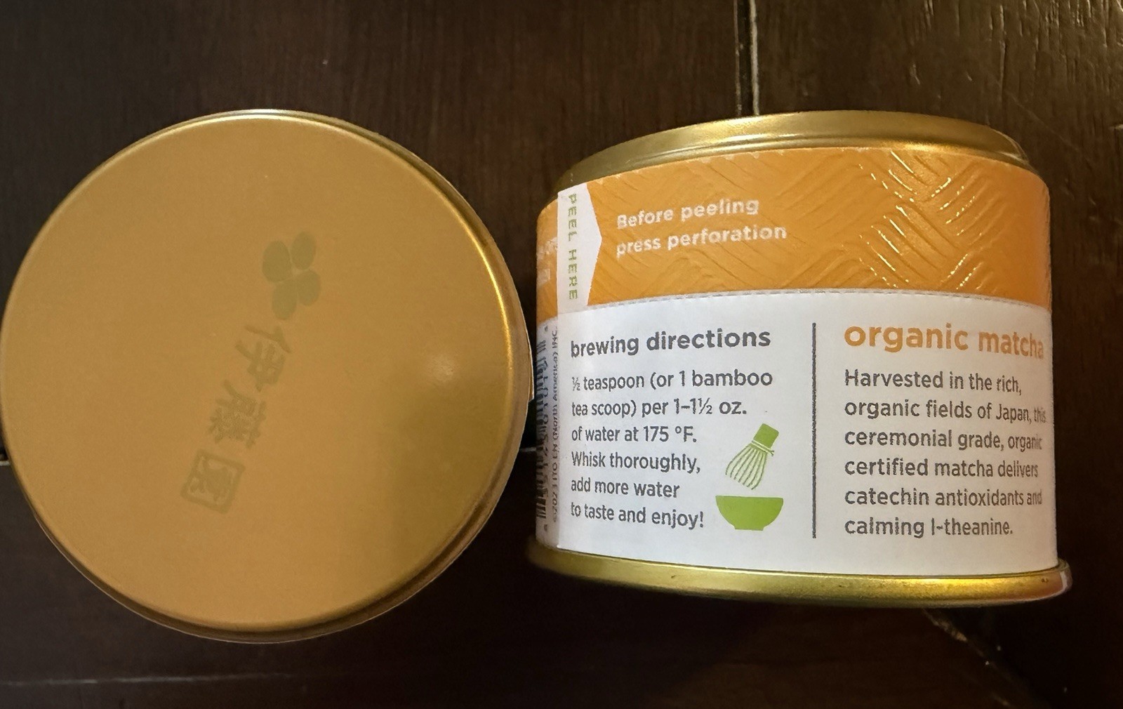 (PACK OF 2)Matcha Love Organic Stone Ground Green Tea Powder 0.7 oz