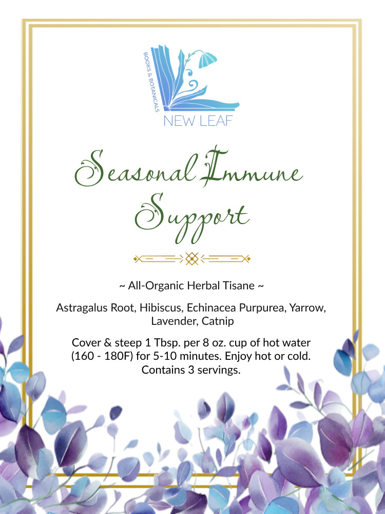 Herbal Tea Sampler, Seasonal Immune Support (3 Servings)